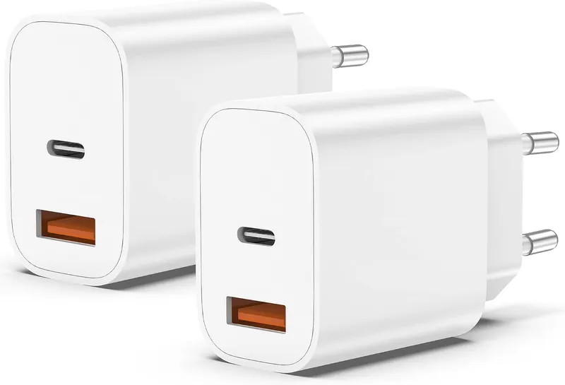 BSTOEM Cargador 20 W de doble puerto (USB-C + USB-A)