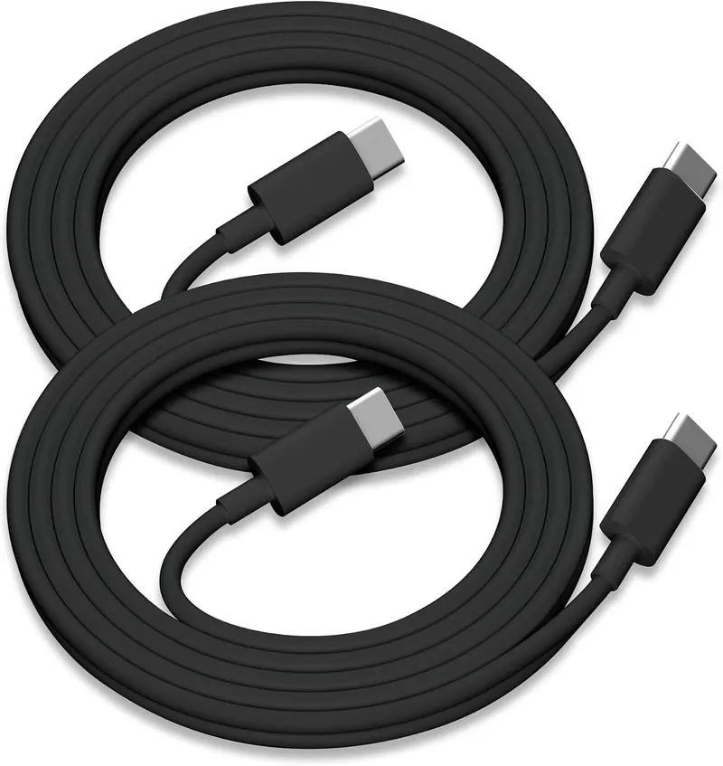 BSTOEM USB-C to USB-C Charging Cable – Black